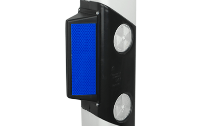 10x Wildwarner Wildwarnreflektor 3M™ Reflexfolie blau Typ3 inkl Schrauben 